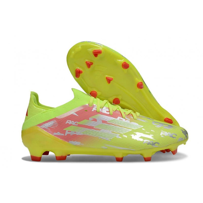 Chaussure Adidas F50 Elite FG Jaune Rouge – Image 3