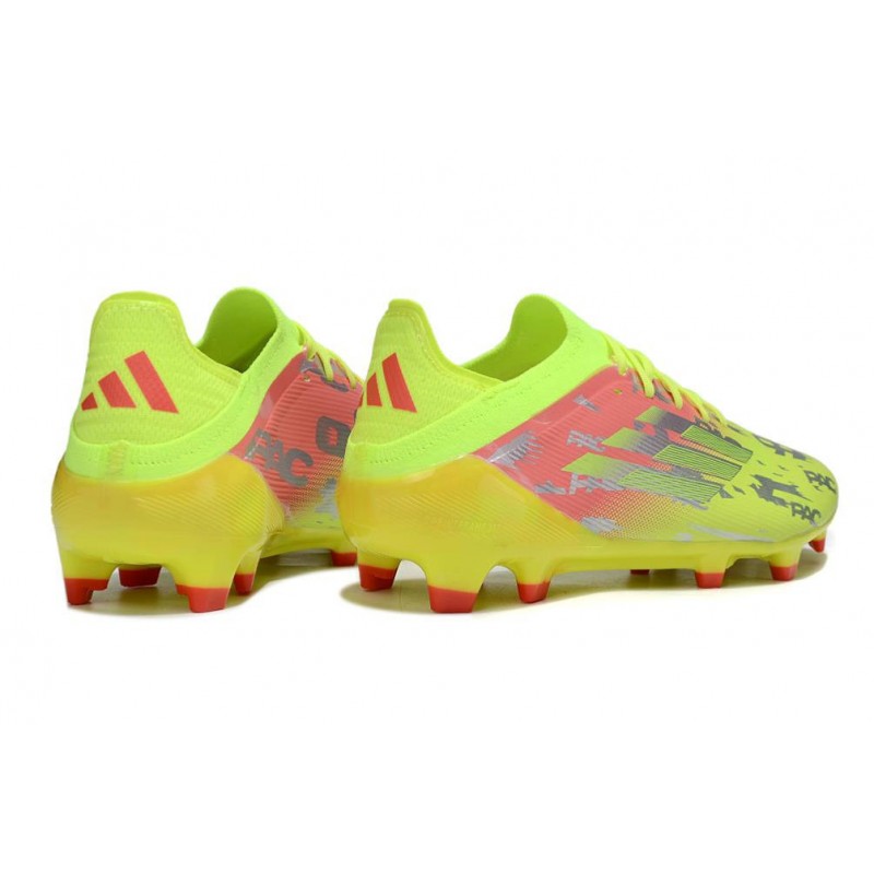 Chaussure Adidas F50 Elite FG Jaune Rouge – Image 4