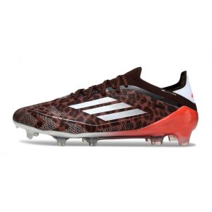 Chaussure Adidas F50 Elite FG Léopard Argent Rouge