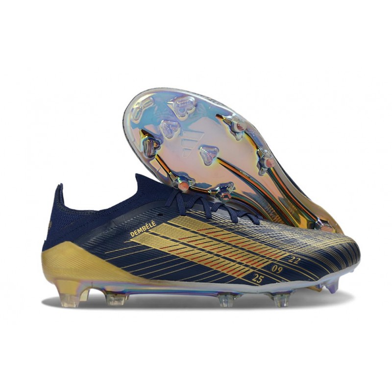 Chaussure Adidas F50 Elite FG Noir Or – Image 3