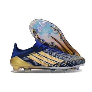 Chaussure Adidas F50 Elite FG Noir Or Bleu