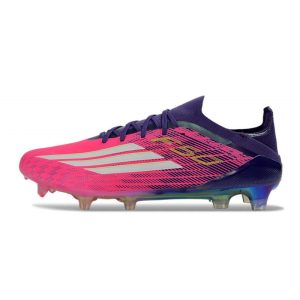 Chaussure Adidas F50 Elite FG Rose Blanc Violet