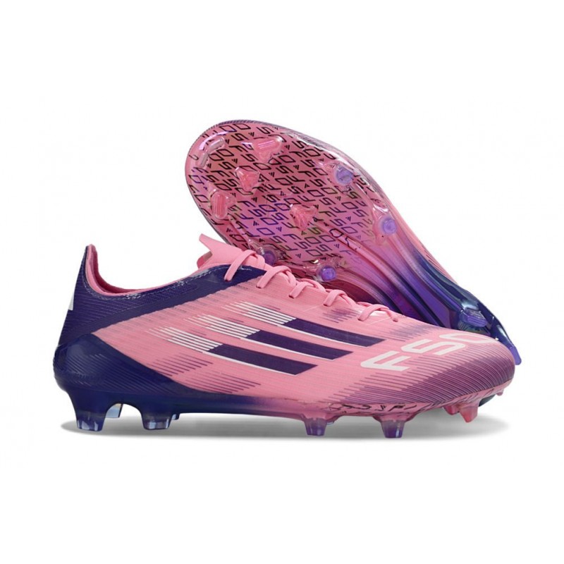 Chaussure Adidas F50 Elite FG Rose Noir – Image 3