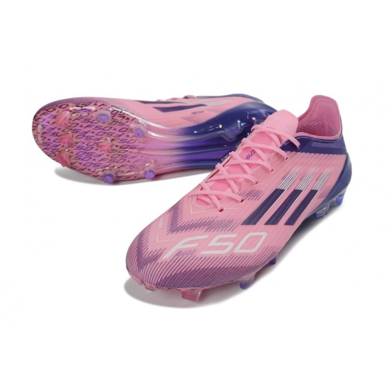 Chaussure Adidas F50 Elite FG Rose Noir – Image 5