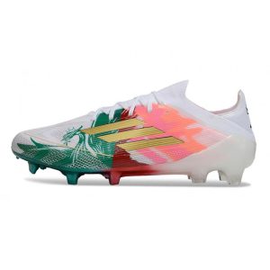 Chaussure Adidas F50 Elite FG Rose Vert Or