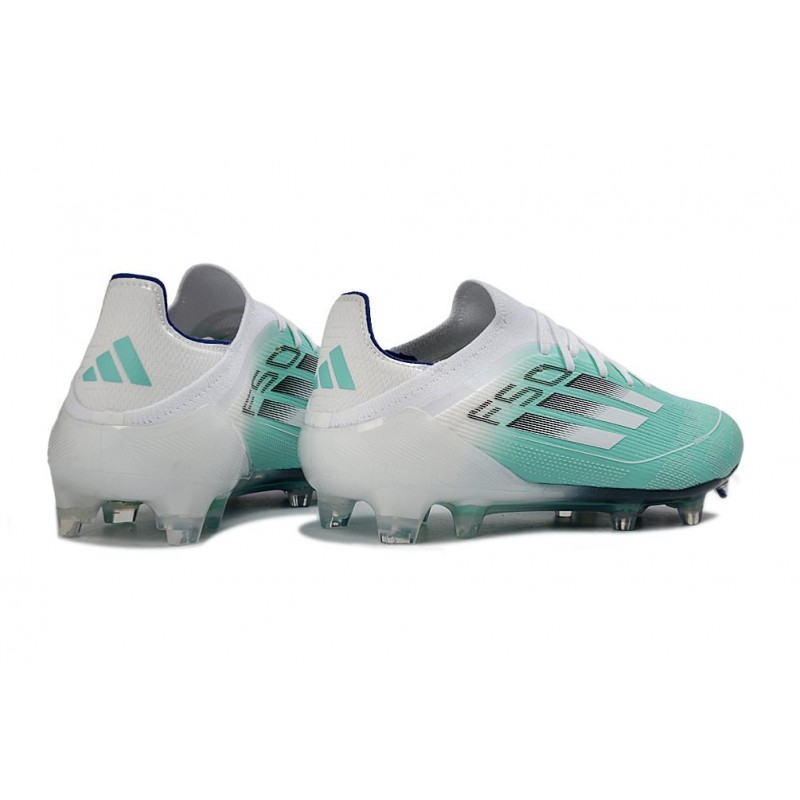 Chaussure Adidas F50 Elite FG Vert Blanc Argent – Image 4