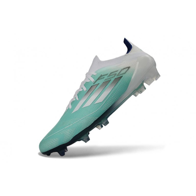 Chaussure Adidas F50 Elite FG Vert Blanc Argent – Image 6