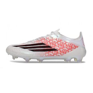 Chaussure Adidas F50 Elite FG X Lamine Yamal Blanc Ftwr Noir Rouge Lucide