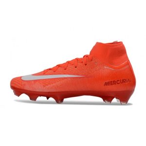 Chaussure de Foot Nike Mercurial Superfly X Elite FG Rouge Blanc