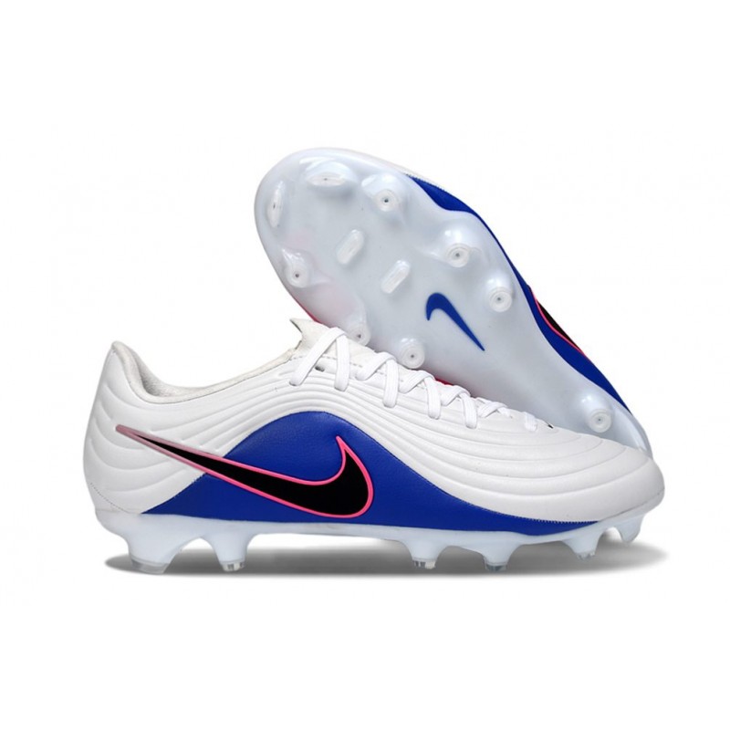 Chaussures Nike Tiempo Maestro Elite FG Attack - Blanc Noir Bleu Rose – Image 3