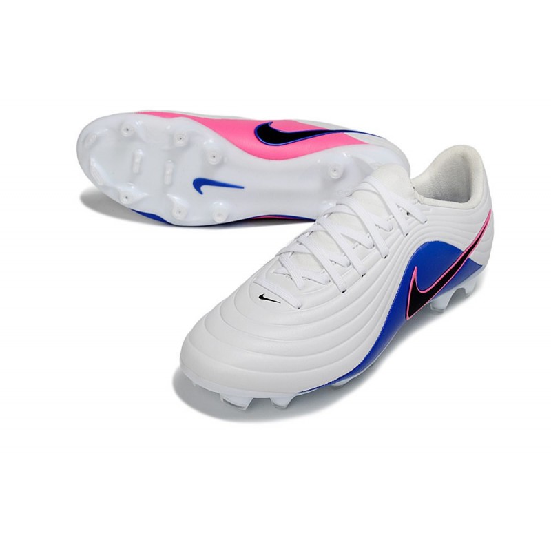 Chaussures Nike Tiempo Maestro Elite FG Attack - Blanc Noir Bleu Rose – Image 5