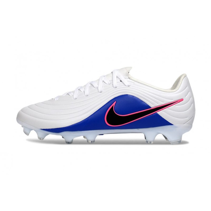 Chaussures Nike Tiempo Maestro Elite FG Attack - Blanc Noir Bleu Rose