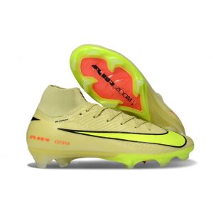 Chaussure Nike Air Zoom Mercurial Superfly 10 Elite FG Limelight Volt Hyper Cramoisi