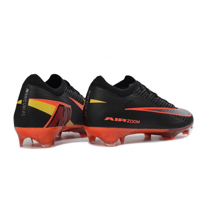 Chaussure Nike Air Zoom Mercurial Vapor XVI Elite FG Noir Rouge – Image 4