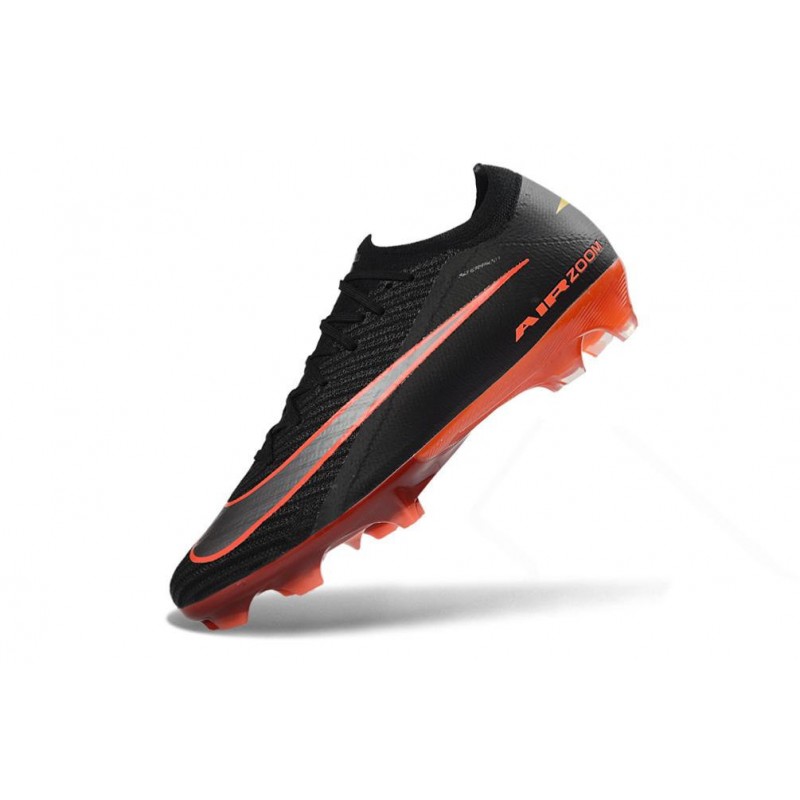 Chaussure Nike Air Zoom Mercurial Vapor XVI Elite FG Noir Rouge – Image 6