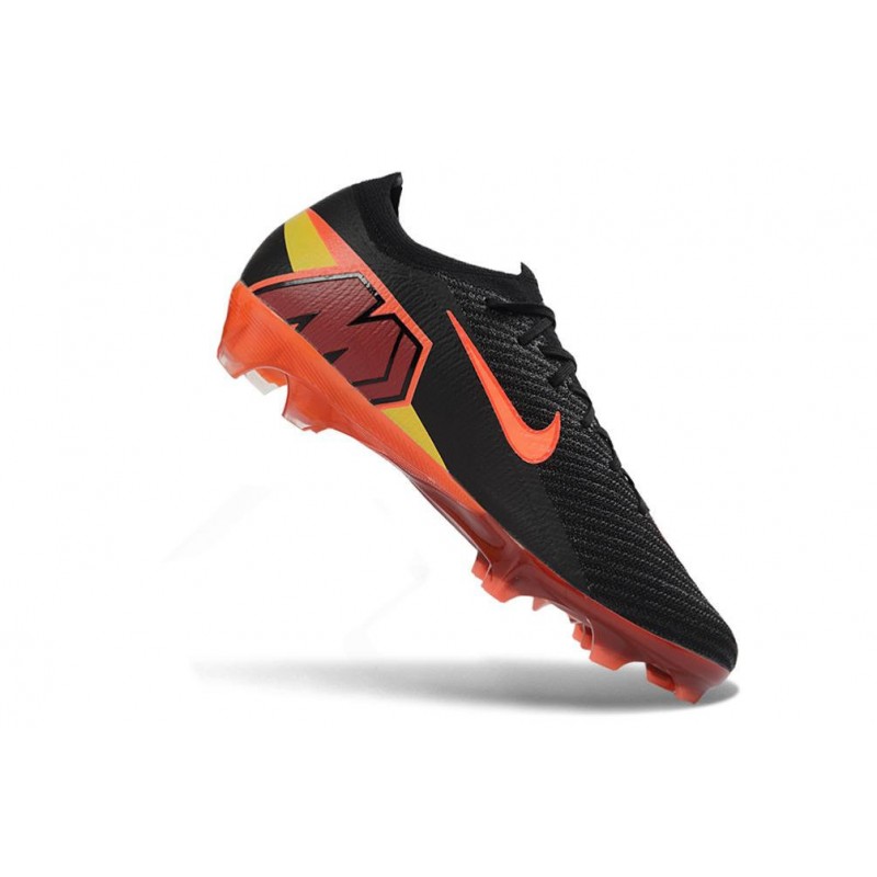 Chaussure Nike Air Zoom Mercurial Vapor XVI Elite FG Noir Rouge – Image 7
