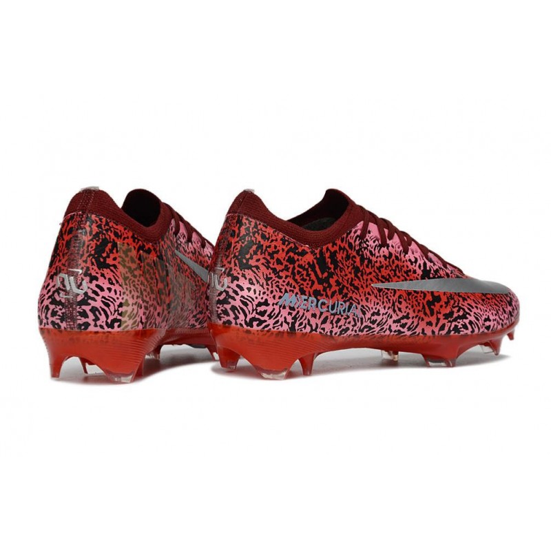 Chaussure Nike Air Zoom Mercurial Vapor XVI Elite FG Rouge Argent – Image 4