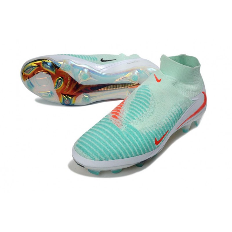 Chaussures de Foot Nike Phantom 6 Elite FG Pistachio Frost Rouge – Image 5