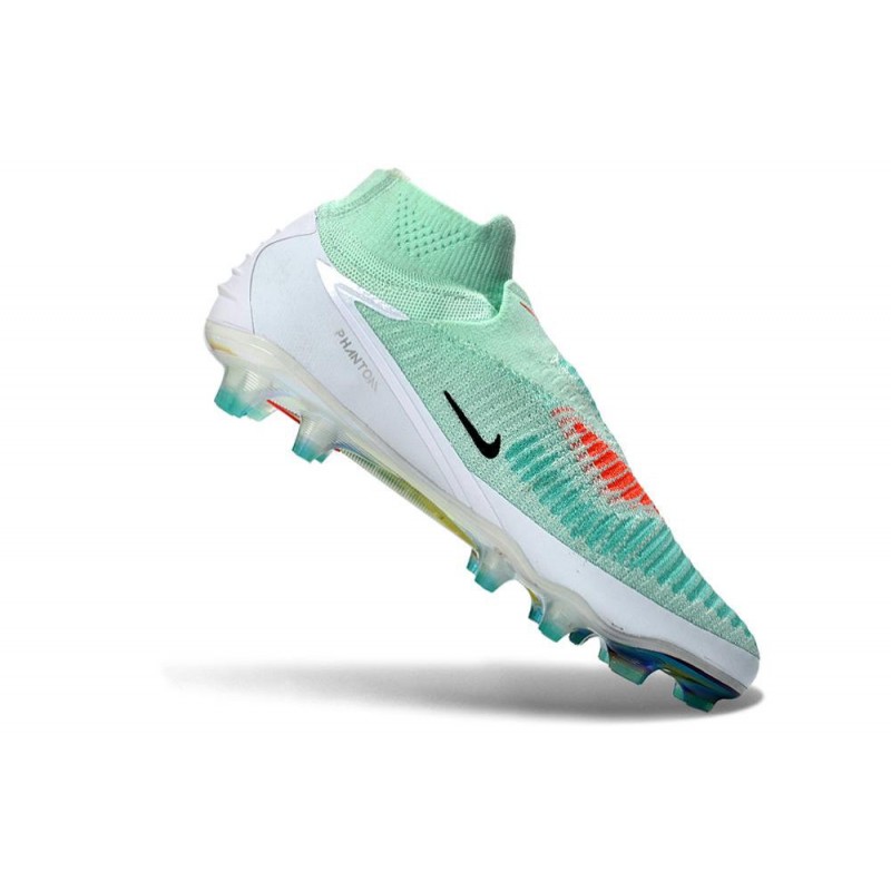 Chaussures de Foot Nike Phantom 6 Elite FG Pistachio Frost Rouge – Image 7