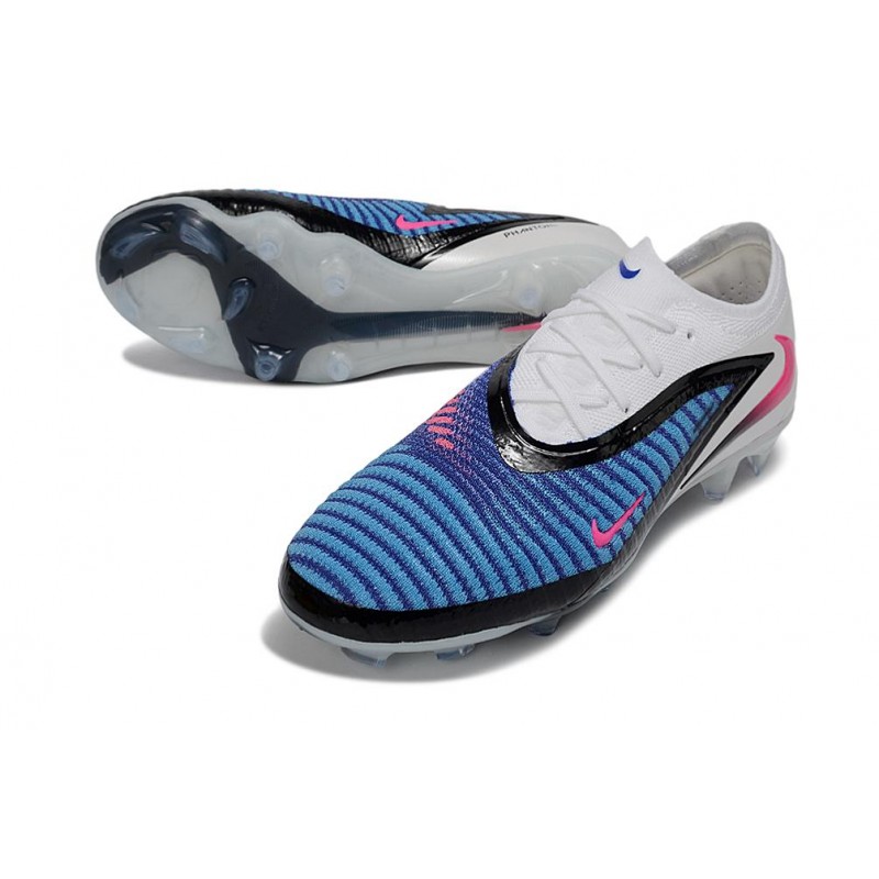 Chaussures Nike Phantom 6 Low Elite FG Nouvelles Bleu Rapide Rose Explosif Blanc – Image 5
