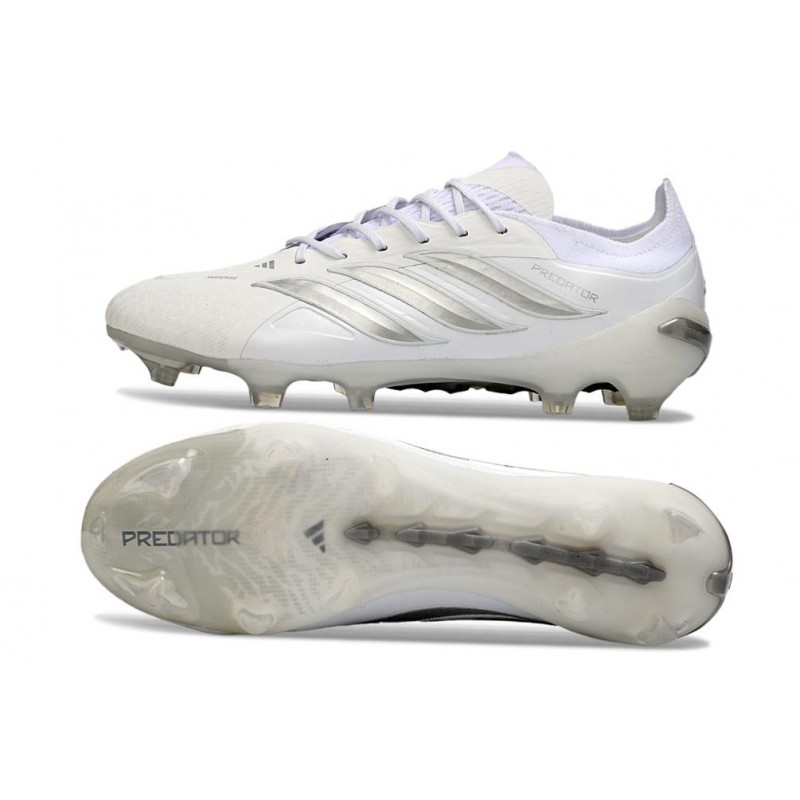 Chaussures de foot adidas Predator 26 Elite FG Blanc – Image 2