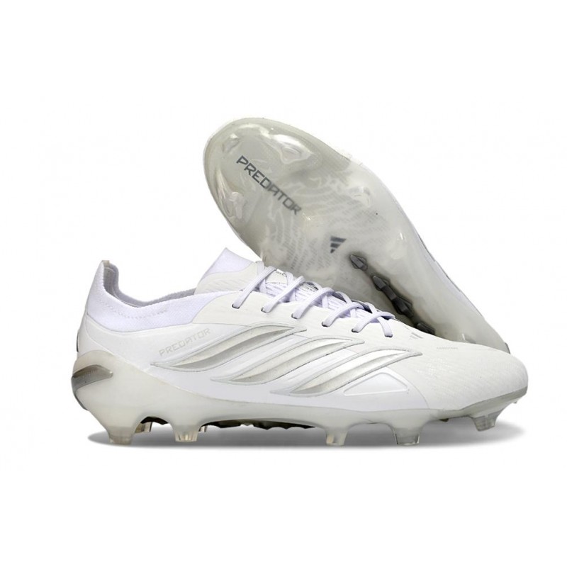 Chaussures de foot adidas Predator 26 Elite FG Blanc – Image 3