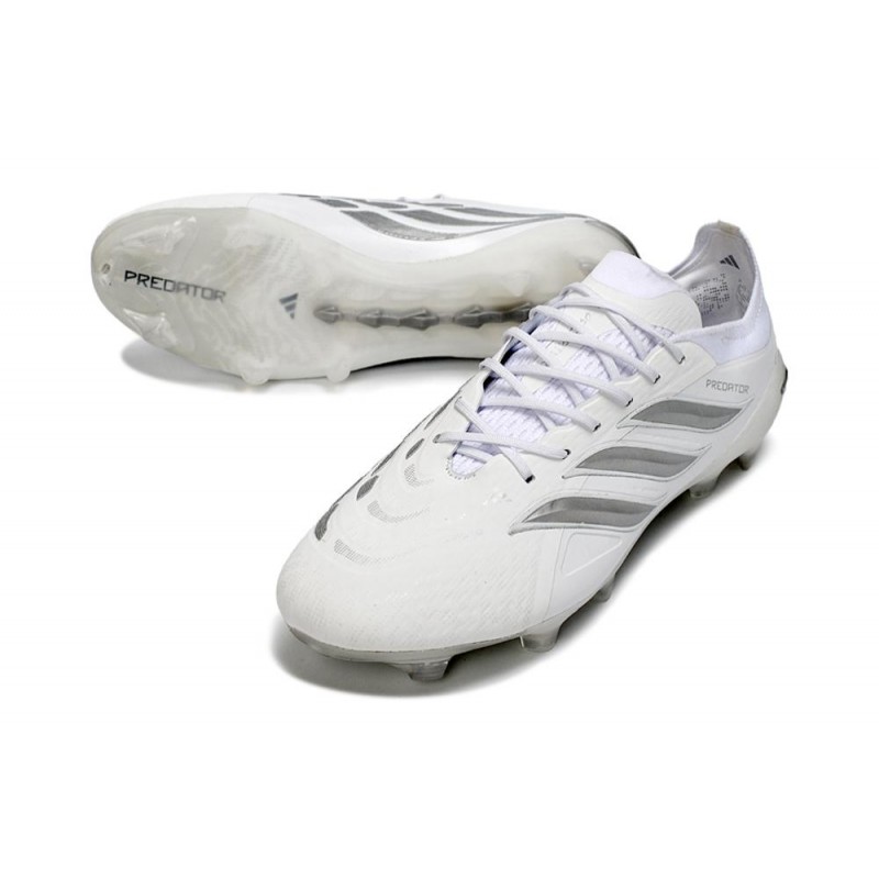 Chaussures de foot adidas Predator 26 Elite FG Blanc – Image 5