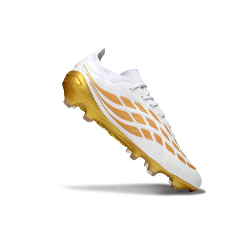 Chaussures de foot adidas Predator 26 Elite FG Blanc Bleu – Image 7
