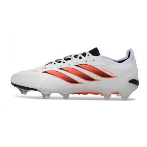 Chaussures de foot adidas Predator 26 Elite FG Blanc Rouge Noir