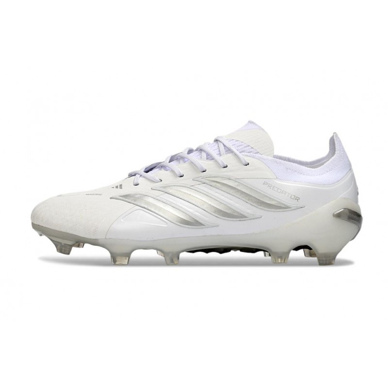 Chaussures de foot adidas Predator 26 Elite FG Blanc