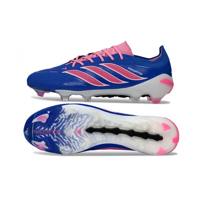 Chaussures de foot adidas Predator 26 Elite FG Bleu Rose – Image 2