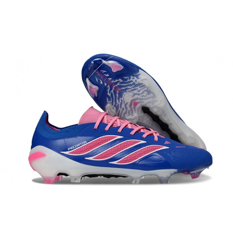 Chaussures de foot adidas Predator 26 Elite FG Bleu Rose – Image 3