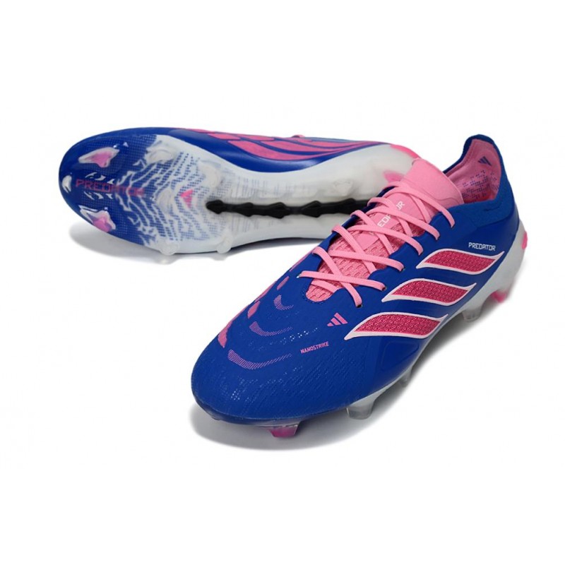 Chaussures de foot adidas Predator 26 Elite FG Bleu Rose – Image 5