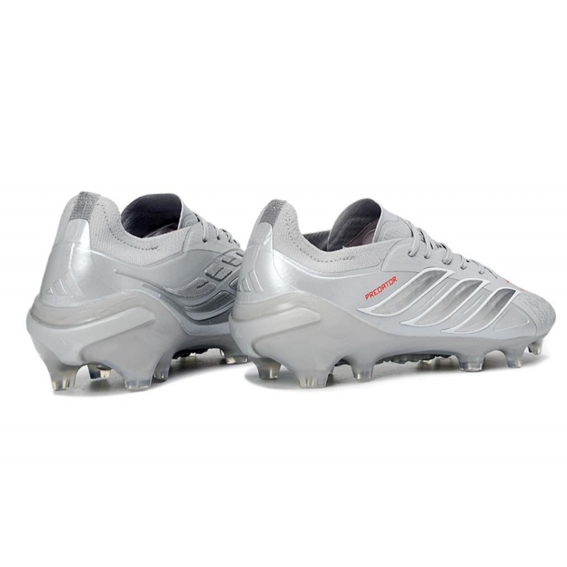 Chaussures de foot adidas Predator 26 Elite FG Gris Argent – Image 4
