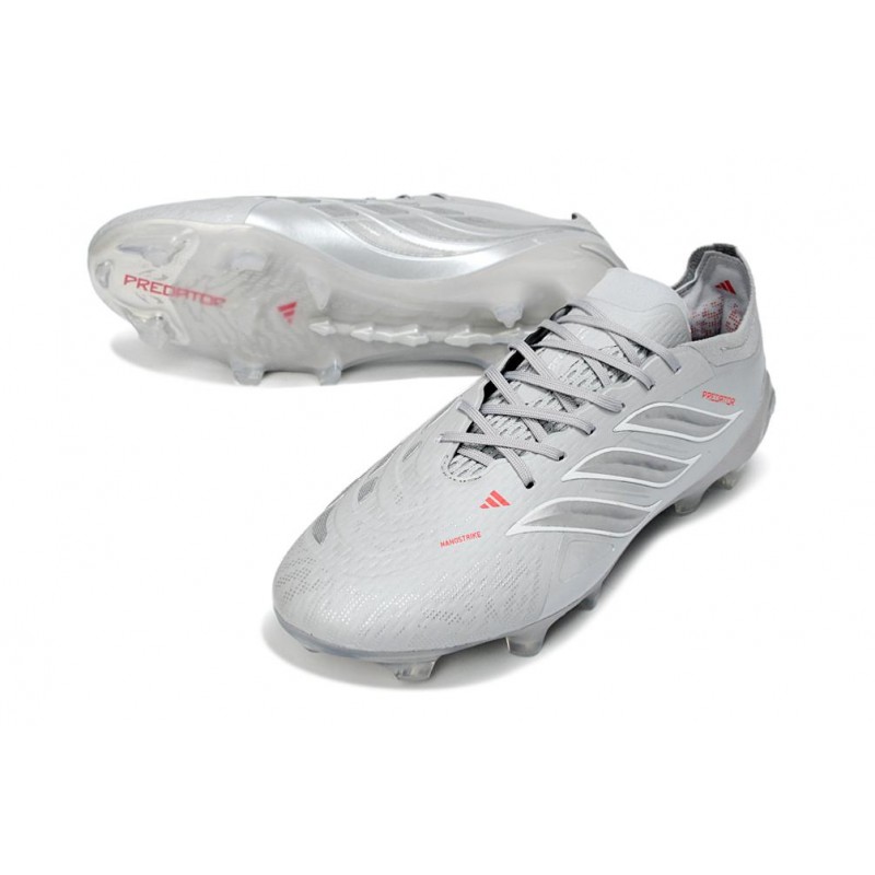 Chaussures de foot adidas Predator 26 Elite FG Gris Argent – Image 5
