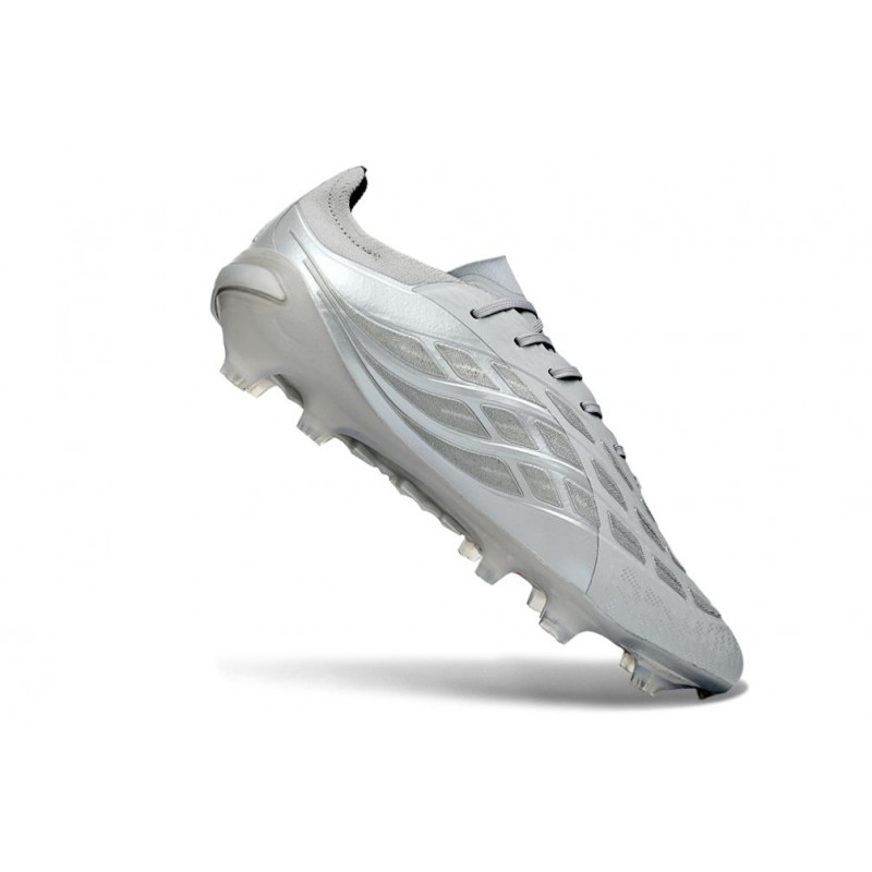 Chaussures de foot adidas Predator 26 Elite FG Gris Argent – Image 7