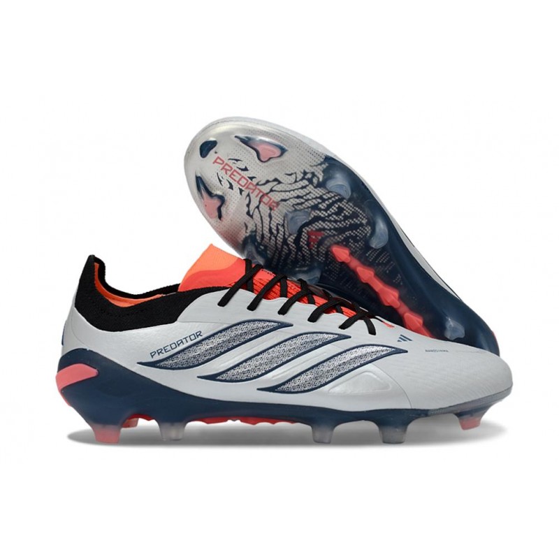 Chaussures de foot adidas Predator 26 Elite FG Gris Noir – Image 3
