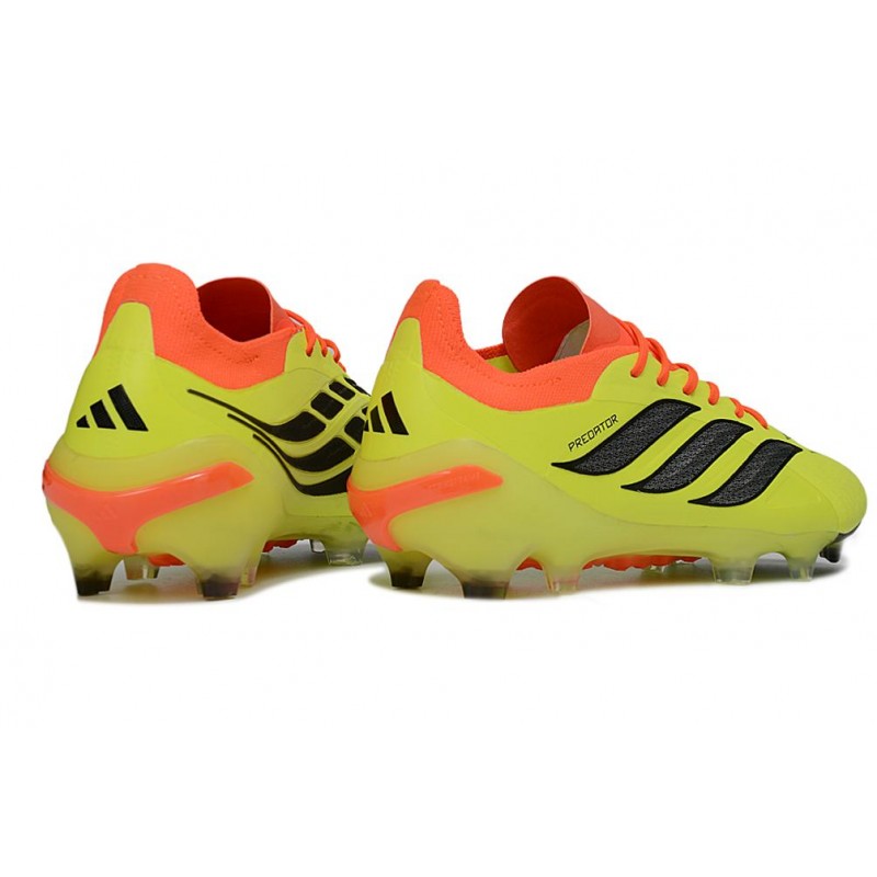 Chaussures de foot adidas Predator 26 Elite FG Jaune Noir Rouge – Image 4