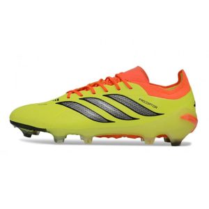 Chaussures de foot adidas Predator 26 Elite FG Jaune Noir Rouge