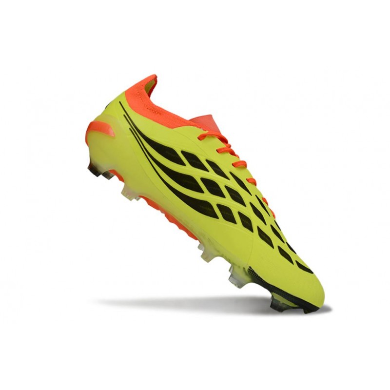 Chaussures de foot adidas Predator 26 Elite FG Jaune Noir Rouge – Image 7