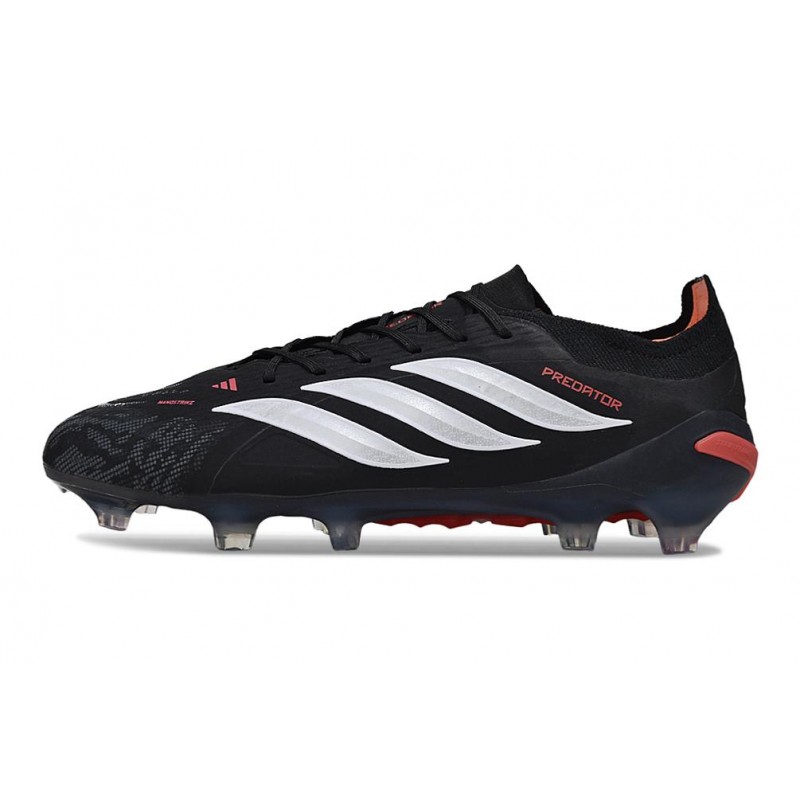 Chaussures de foot adidas Predator 26 Elite FG Noir Blanc Rougeor 26 Elite FG Noir Blanc Rouge