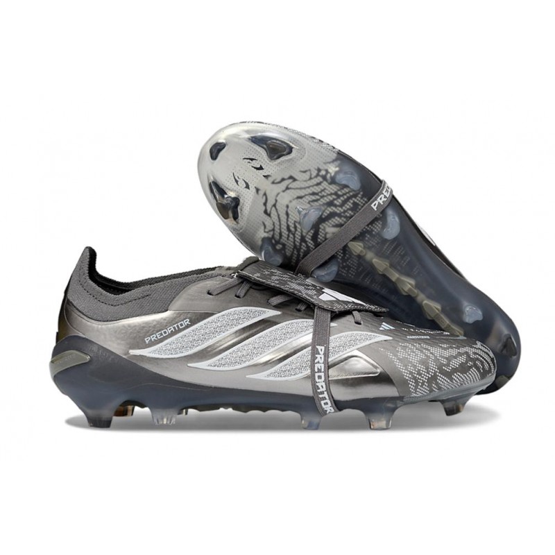 Chaussures de foot adidas Predator 26 Elite Foldover Tongue FG Fer Mét – Image 3