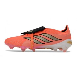 Chaussures de foot adidas Predator 26 Elite Foldover Tongue FG Rouge Or