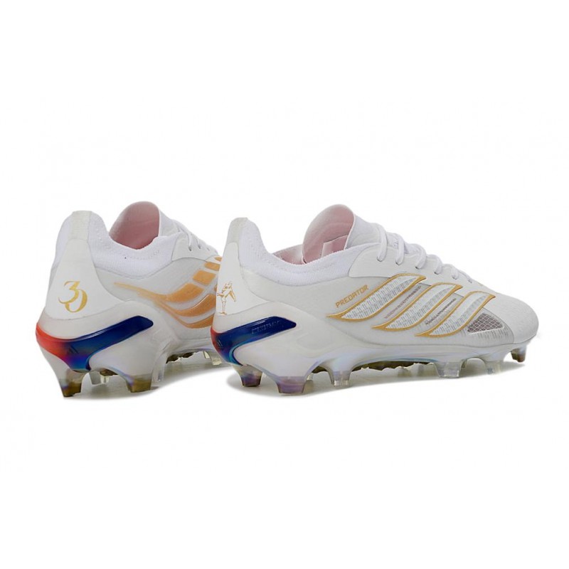 Chaussure de Foot adidas Predator Elite L FG Blanc Or – Image 4