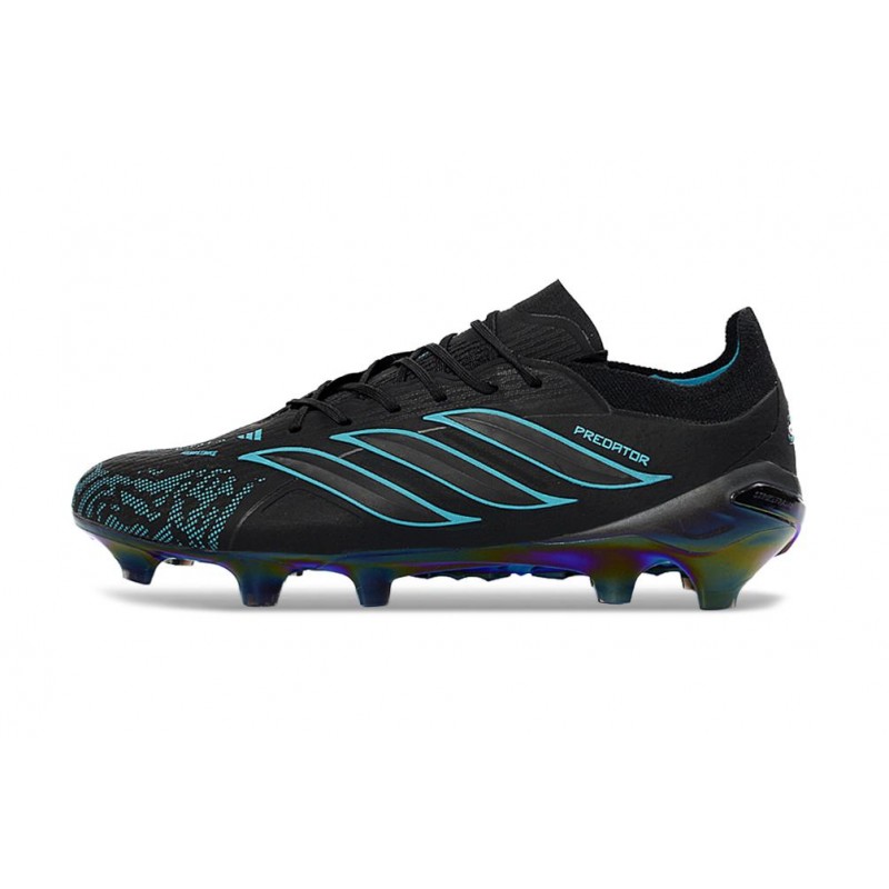Chaussure de Foot adidas Predator Elite L FG Noir Bleu