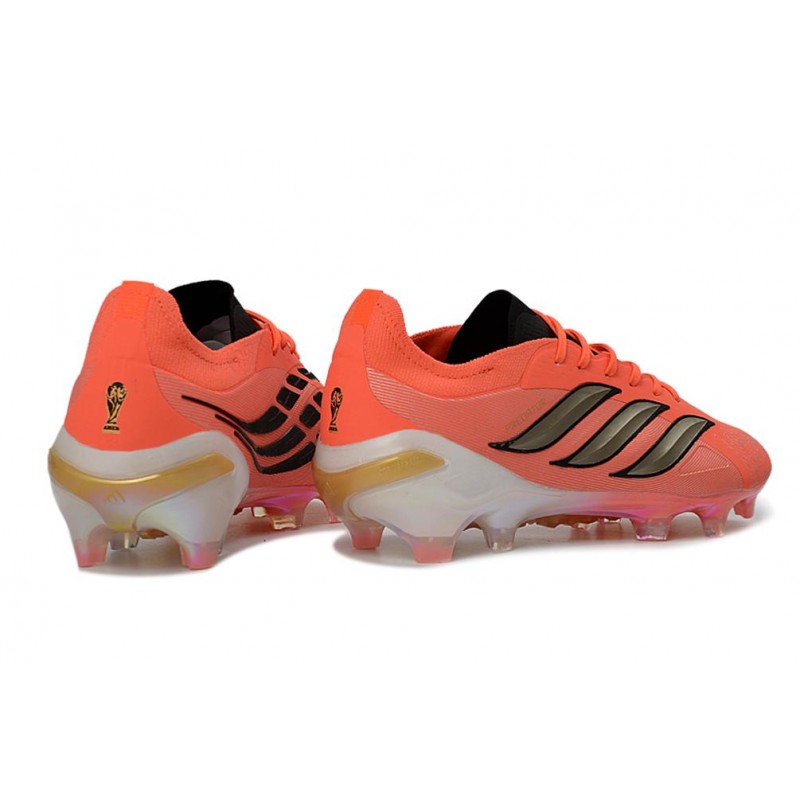Chaussure de Foot adidas Predator Elite L FG Rouge Or – Image 4
