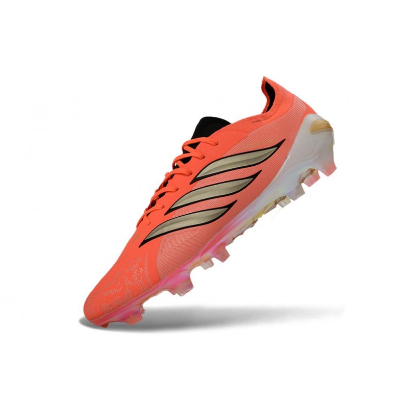 Chaussure de Foot adidas Predator Elite L FG Rouge Or – Image 6