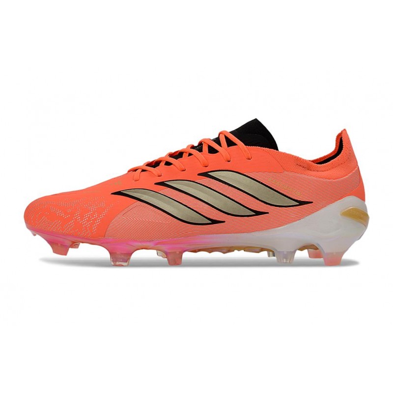Chaussure de Foot adidas Predator Elite L FG Rouge Or