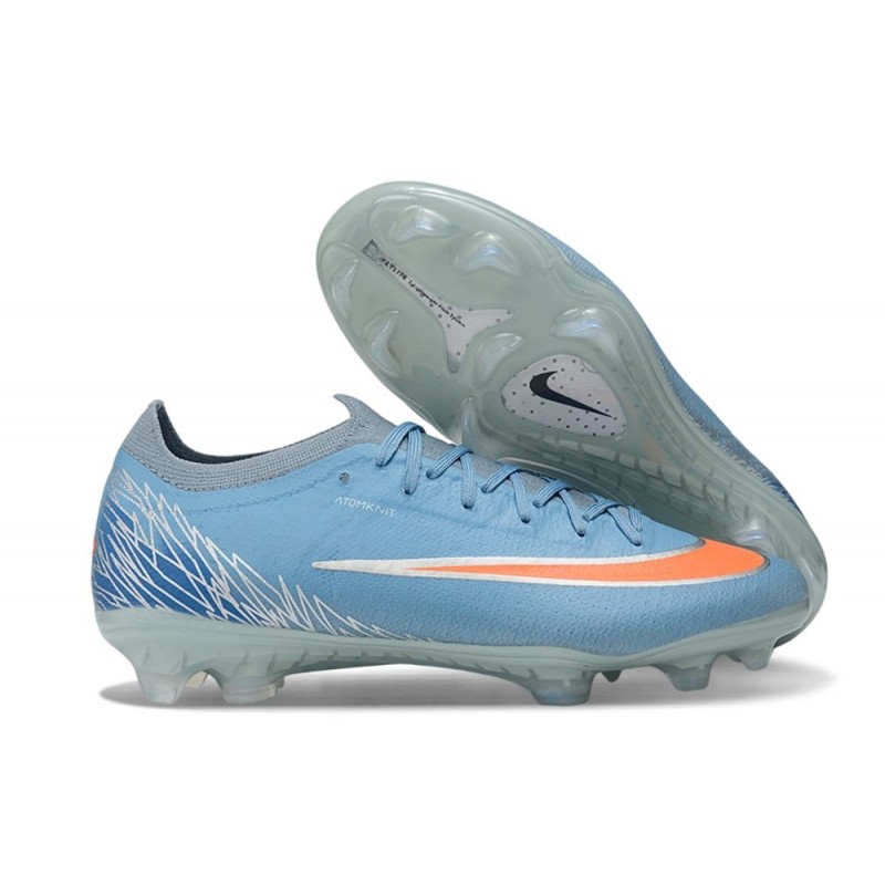 Chaussure Nike Air Zoom Mercurial Vapor XVII Elite FG Bleu Orange – Image 3