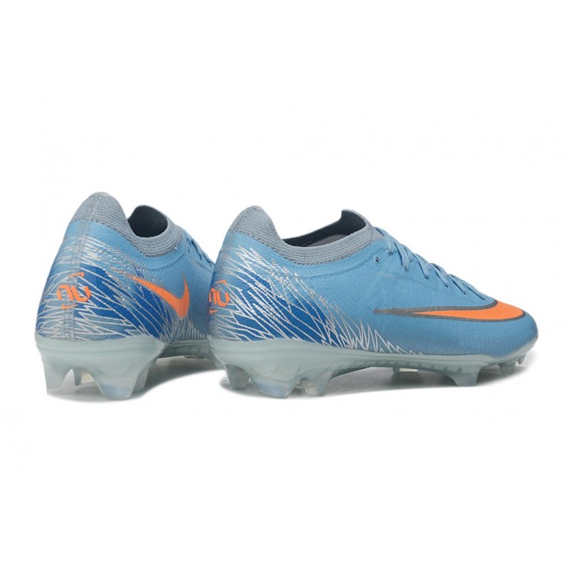 Chaussure Nike Air Zoom Mercurial Vapor XVII Elite FG Bleu Orange – Image 4